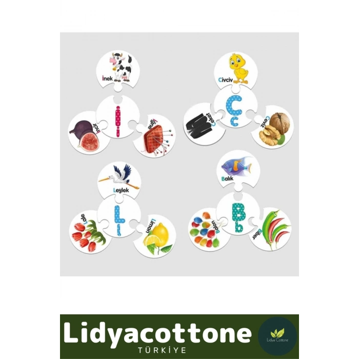 Premium Zeka Geliştirici EğiticiÇocuk El Göz Koordinasyonu Matematik Sayı Rakam Alfabe Puzzle