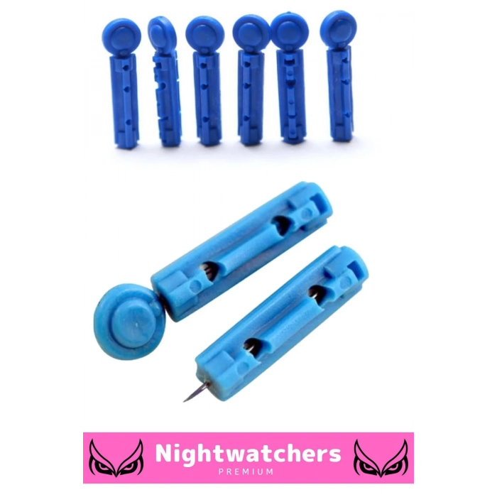 Profesyonel Tüm Kalemlerle Uyumlu Şeker Parmak Delme Hacamat 200 Adet Kalem İğnesi - 4 Kutu