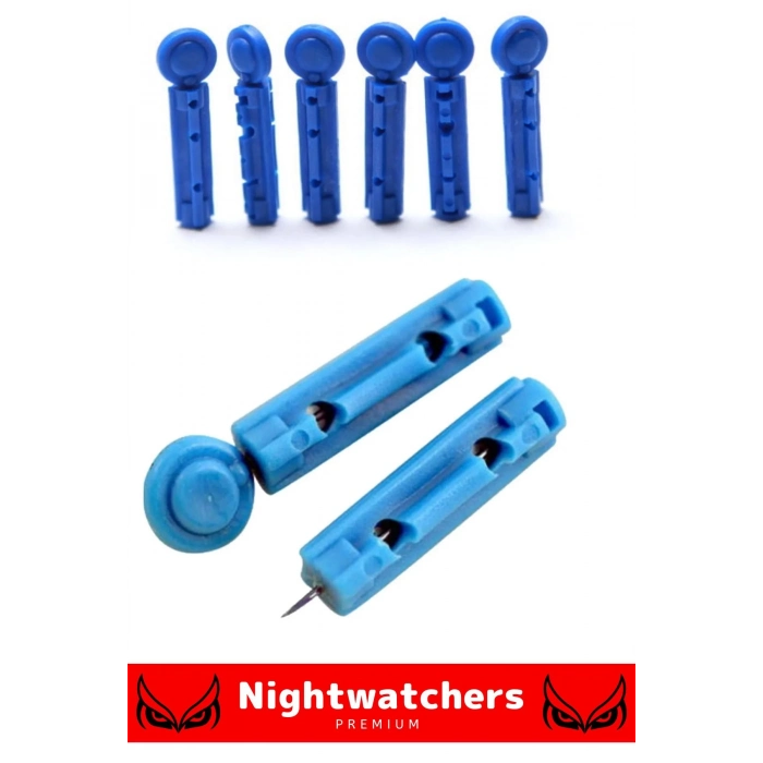 Profesyonel Tüm Kalemlerle Uyumlu Şeker Parmak Delme Hacamat 50 Adet Kalem İğnesi - 1 Kutu