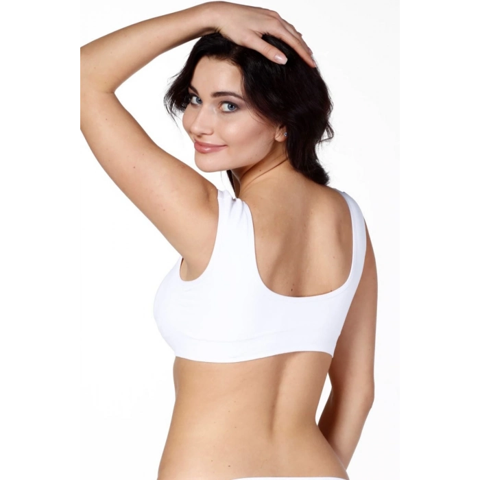 Özel Üretim Rahat Sıkılaştırıcı Toparlayıcı Şekillendirici Kadın Dikişsiz Kalın Askılı Pedli Bustiyer