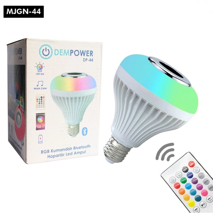 7 Farklı Renk Akıllı Aydınlatma Müzik Senkronizasyon Uzaktan Kontrol RGB Kumandalı Bluetooth Lamba