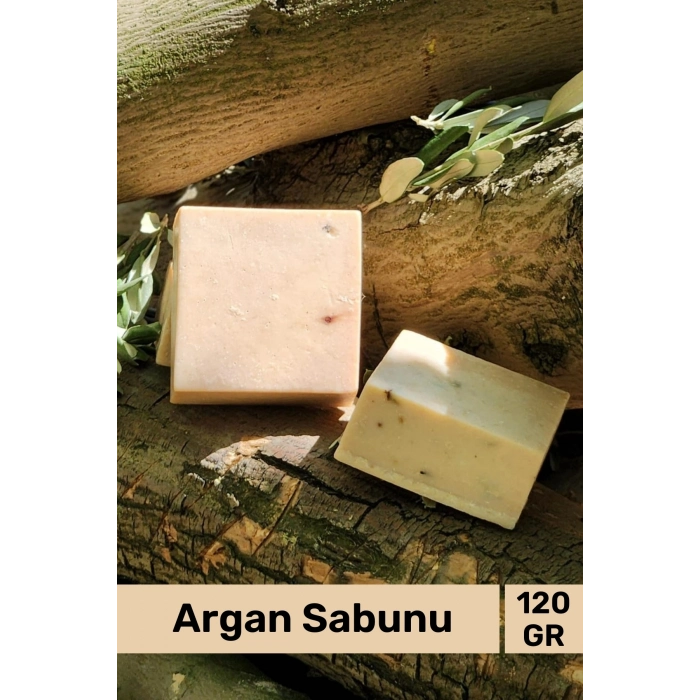 #sabun %100 Doğal Güzel Kokulu El Yüz Saç Cilt Vücut Orijinal Bitkisel Argan Sabunu 120g - 10 Adet