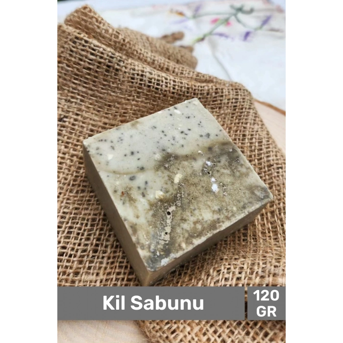 #sabun %100 Doğal Güzel Kokulu El Yüz Saç Cilt Vücut Orijinal Bitkisel Kil Sabunu 120g - 3 Adet