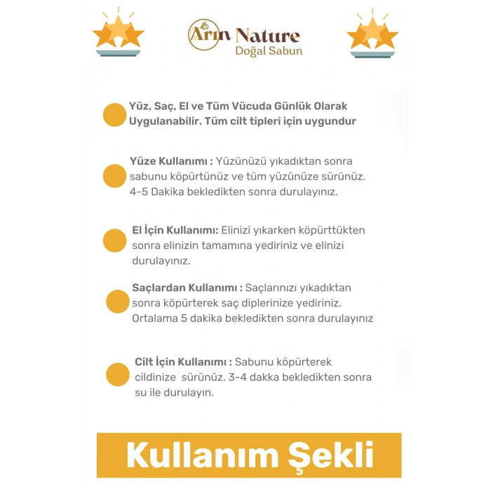 #sabun %100 Doğal Güzel Kokulu El Yüz Saç Cilt Vücut Orijinal Kükürt Sabunu 120g - 1 Adet