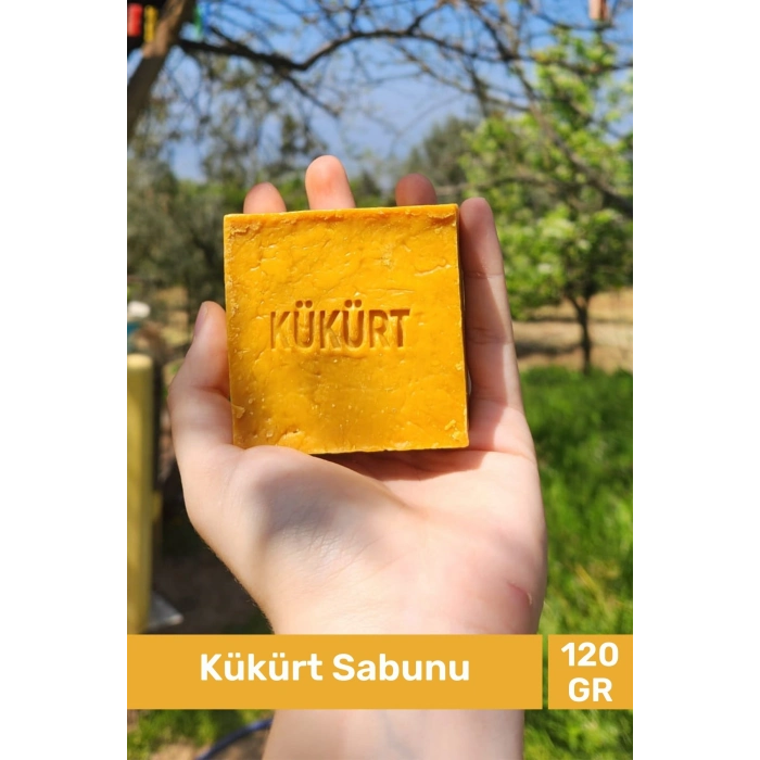 #sabun %100 Doğal Güzel Kokulu El Yüz Saç Cilt Vücut Orijinal Kükürt Sabunu 120g - 6 Adet
