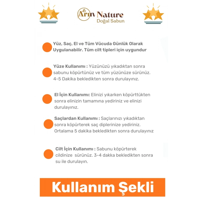 #sabun %100 Doğal Güzel Kokulu El Yüz Saç Cilt Vücut Orijinal Safran Sabunu 120g - 3 Adet