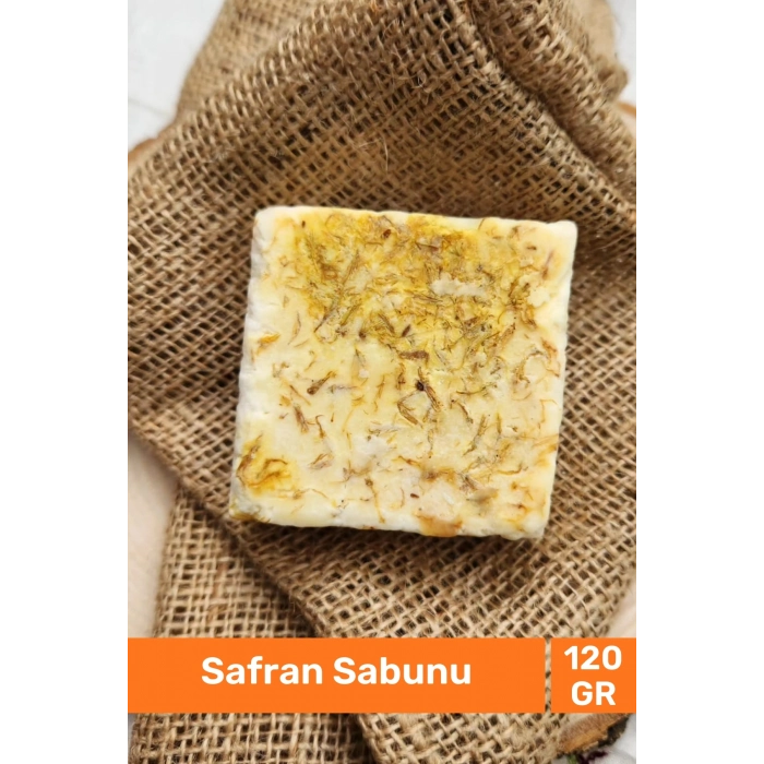 #sabun %100 Doğal Güzel Kokulu El Yüz Saç Cilt Vücut Orijinal Safran Sabunu 120g - 4 Adet