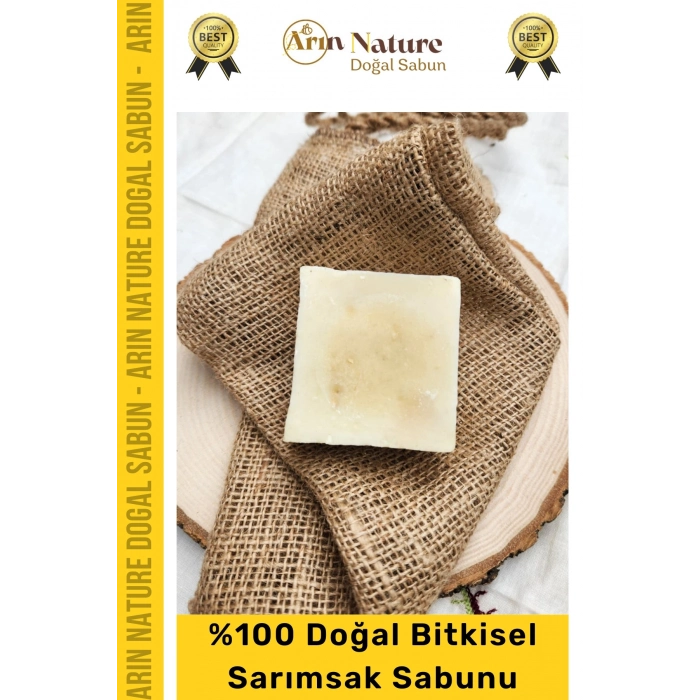 #sarımsaksabunu Doğal Güzel Kokulu El Yüz Saç Vücut Orijinal Bitkisel Sarımsak Sabunu 120g - 8 Adet