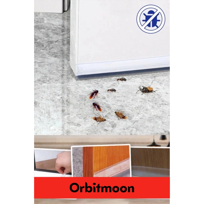 Ses Böcek Toz Önleyici Rüzgar Kesici Kapı Pencere Isı Izolasyon Yalıtım Şeffaf Şerit Bant 5mt 3 Adet