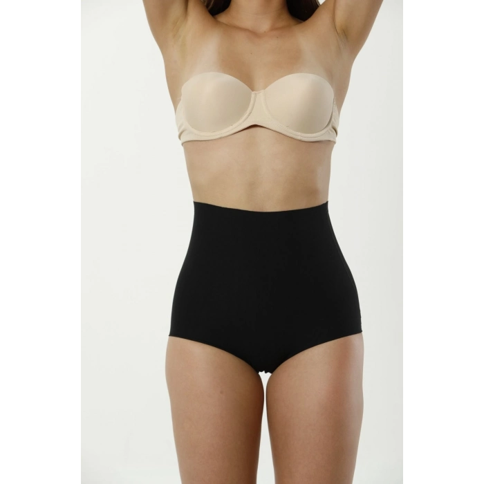 Premium Kaymaz Kadın Toparlayıcı Vücut Şekillendirici Kaymayan Lazer Kesim Slip Korse