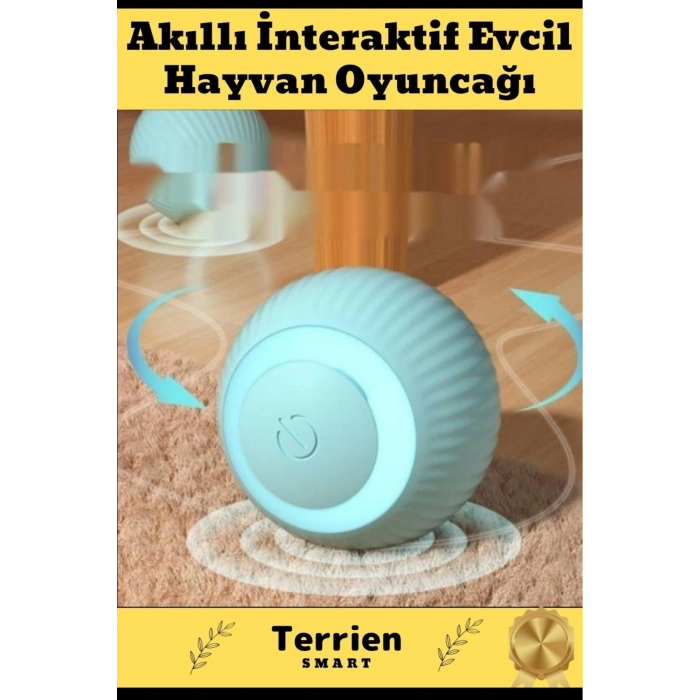 Smart Seri Akıllı İnteraktif Şarjlı Titreşimli Işıklı Hareketli Özel Üretim Evcil Hayvan Oyuncağı