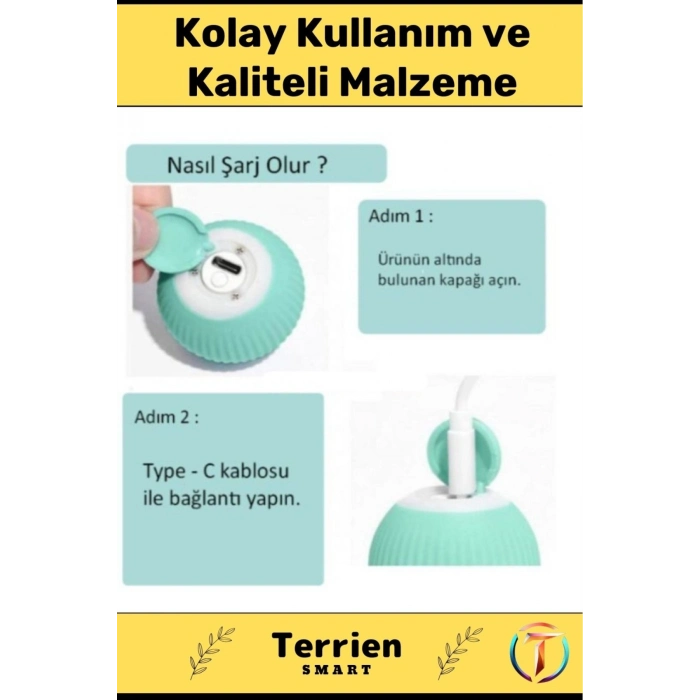 Smart Seri Akıllı İnteraktif Şarjlı Titreşimli Işıklı Hareketli Özel Üretim Evcil Hayvan Oyuncağı