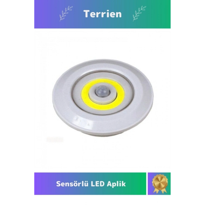 Smart Seri Yüksek Led Teknolojili Kaliteli Pratik Kolay Monte Hareket Sensörlü Aplik Pilli Lamba