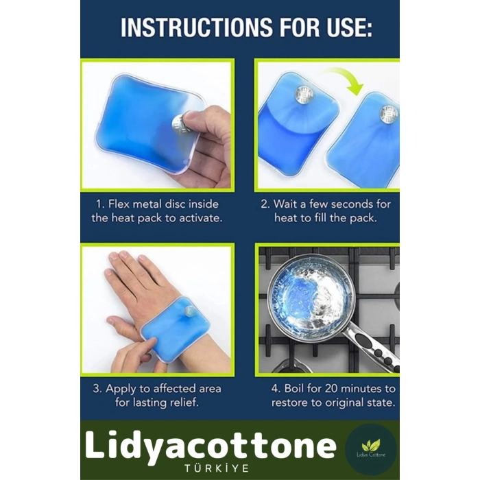 Soğuk Havalarda Kare Şeklinde El Isıtıcısı Balıkcı Dağcı Sihirli Jel Isıtıcı Torba Cep Sobası 4 Adet