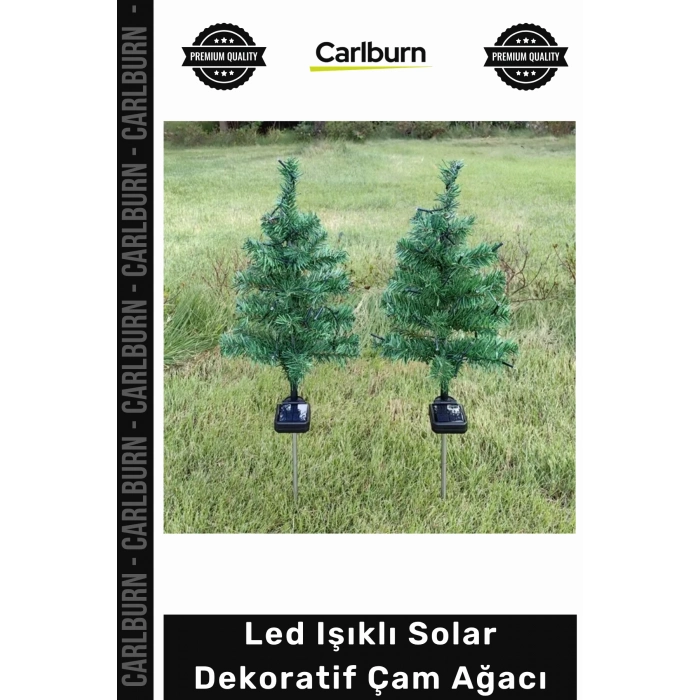 #Solar Bahçe Aydınlatma LED Işıklı Dış Mekan Güneş Enerjili Dayanıklı Solar Dekoratif Çam Ağacı