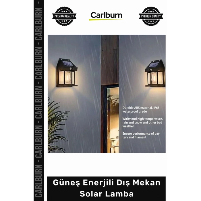 #Solar Güneş Enerjili Su Geçirmez Sensörlü Bahçe Aydınlatma Sistemi Dış Mekan Solar Lamba