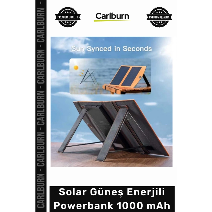 #Solar Kamp Karavan Taşınabilir Şarj Cihazı Hızlı TypeC USB Solar Güneş Enerjili Powerbank 1000mAh