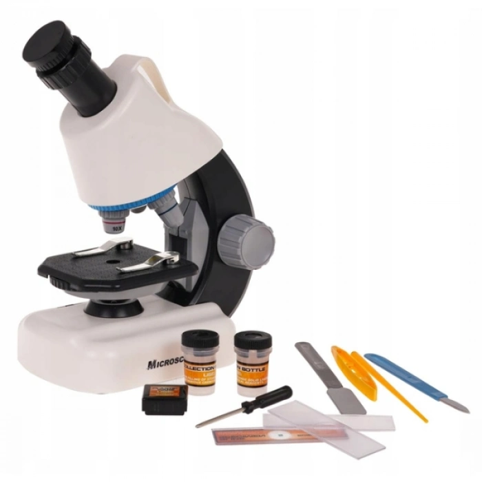 #Mikroskop Bilimsel Çalışmalar Profesyonel Kompakt 1200x Büyütme LED Aydınlatma Stem Mikroskop Seti