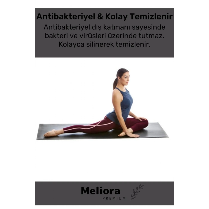 Su Geçirmez Konfor Modeli Taşıma Askılı Çift Taraflı Kamp Zemin Çadır Uyku Matı Siyah Yer Minderi