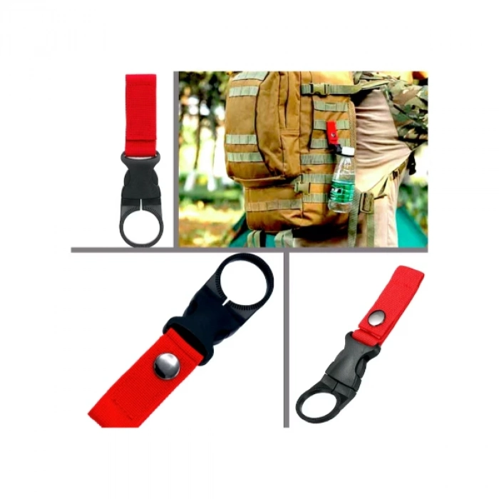 Özel Üretim Yürüyüş Kamp Seyahat Pratik Hafif Dayanıklı Güvenli Çok Yönlü Su Şişesi Taşıma Aparatı