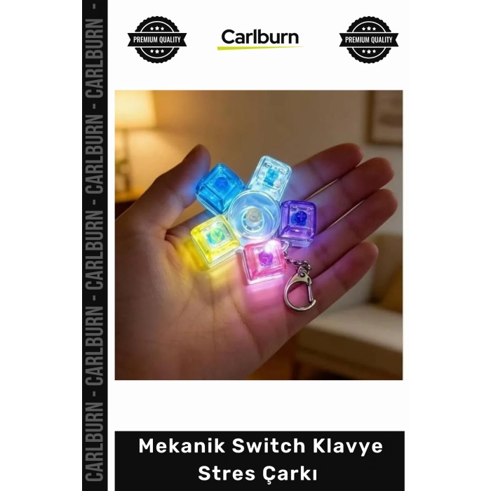 #Switch Hediye Clicky Şeffaf Mekanik Switch Klavye Stres Çarkı Renkli Tuşlu Fidget Oyuncak