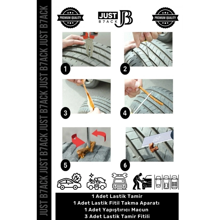 #TamirSeti Otomobil Fitil Takma Aparatı Güven Bisiklet Araba Kamyon Motor Araç Lastik Tamir Seti