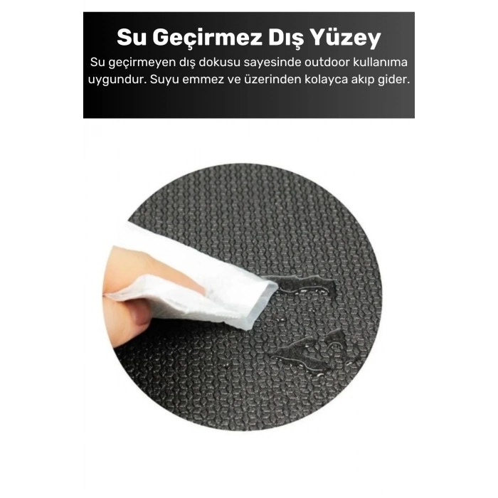 Taşıma Askılı Su Geçirmez Konforlu Kalın Rahat Çift Taraflı Kamp Zemin Çadır Uyku Matı Yer Minderi