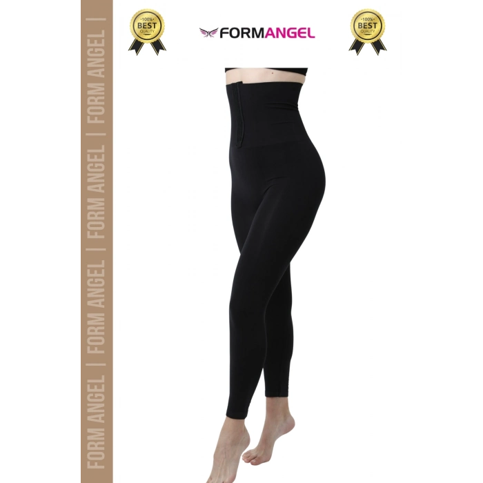 #Tayt İç Göstermeyen Karın Mide Bel Toparlayan Sıkılaştıran Kadın Spor Agraflı Yüksek Bel Korse Tayt