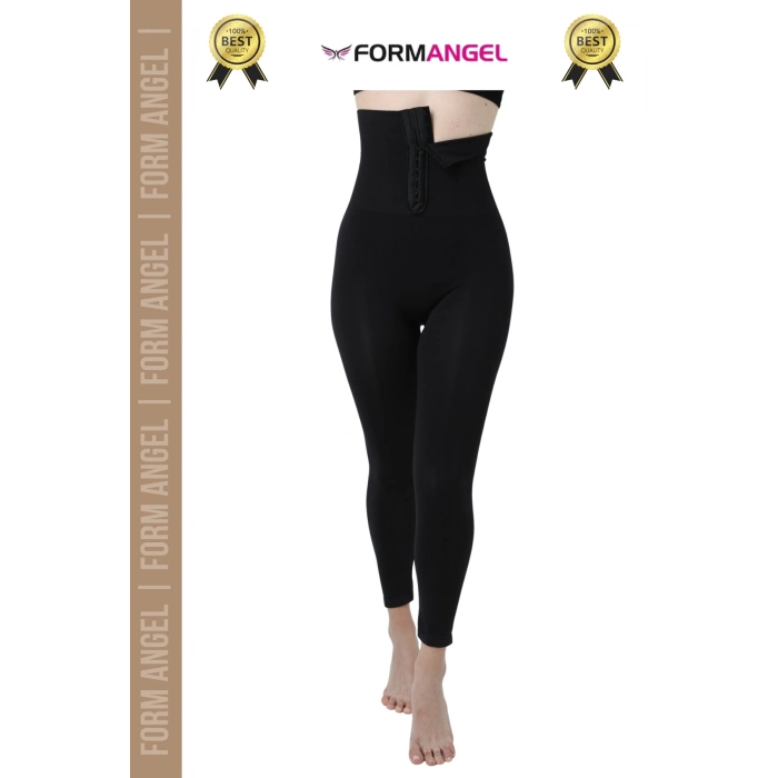 #Tayt İç Göstermeyen Karın Mide Bel Toparlayan Sıkılaştıran Kadın Spor Agraflı Yüksek Bel Korse Tayt