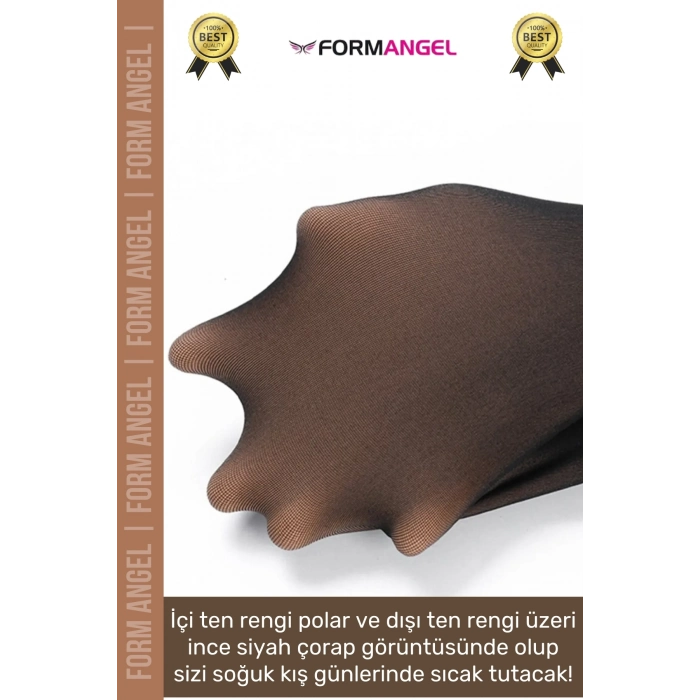 #TaytÇorap Toparlayıcı Korse Etkili Rahat Şık Sıcak Tutan İçi Peluş Termal Ten Görünümlü Tayt Çorap