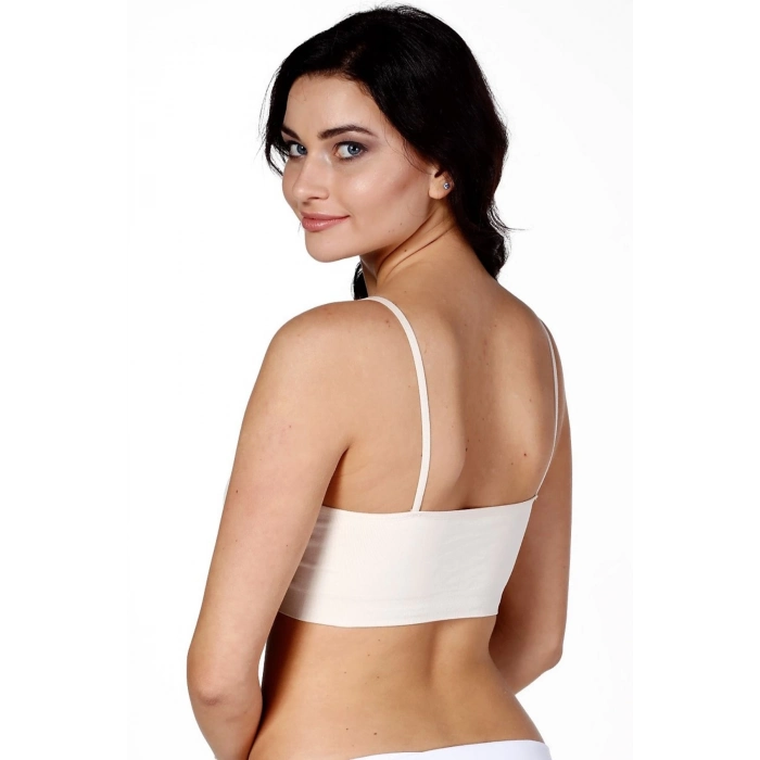 Yeni Sezon Toparlayıcı Nefes Alabilen Kumaş Zarif İç Göstermeyen İnce Askılı Sporcu Kadın Bustiyer