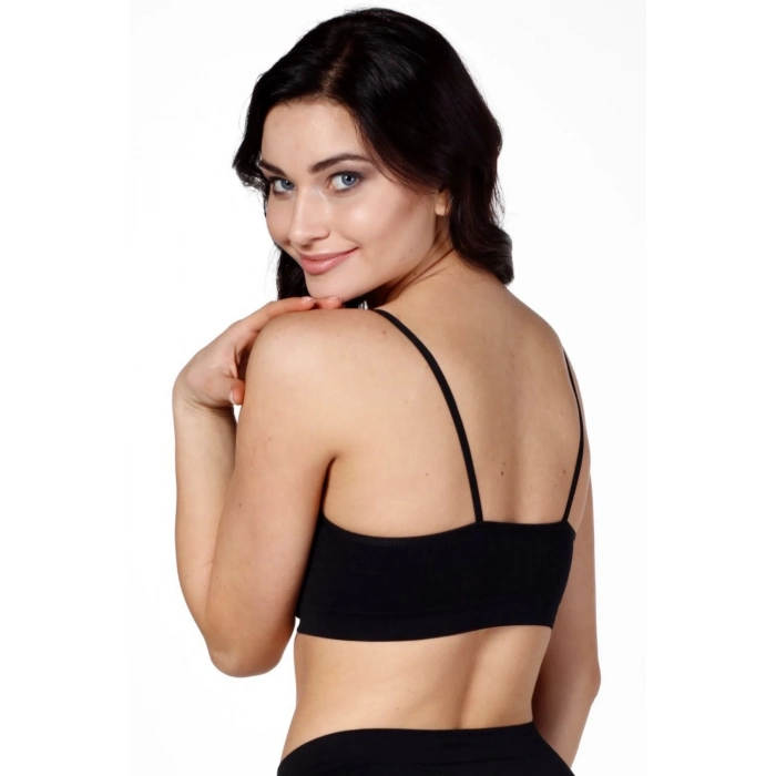 Yeni Sezon Toparlayıcı Nefes Alabilen Kumaş Zarif İç Göstermeyen İnce Askılı Sporcu Kadın Bustiyer