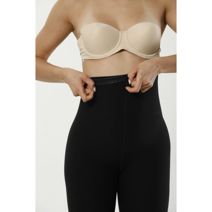 Özel Üretim Kaymaz Kadın Toparlayıcı Şekillendirici İz Yapmaz Lazer Kesim Yüksek Bel Paçalı Korse