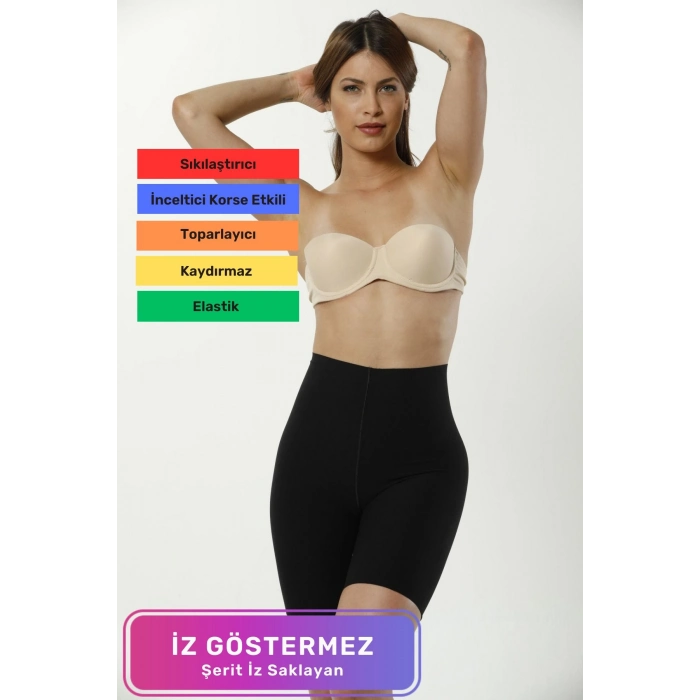 Özel Üretim Kadın Vücut Şekillendirici Kadın Kaymaz Toparlayıcı Lazer Kesim Paçalı Korse