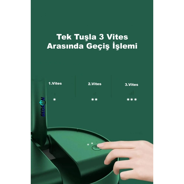 Ultra Sessiz 3 Kademeli Hafif Kablosuz 1200mAh Pervane Taşınabilir Usb Şarjlı Masa El Fan Vantilatör
