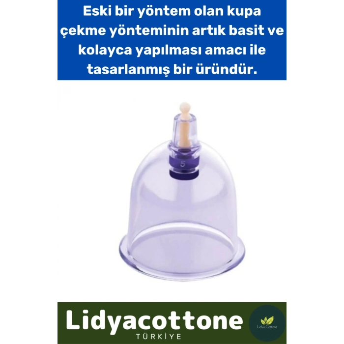 Vakumlu 5 Numara Hacamat Kupası 10 Adet Premium Seri Çatlak