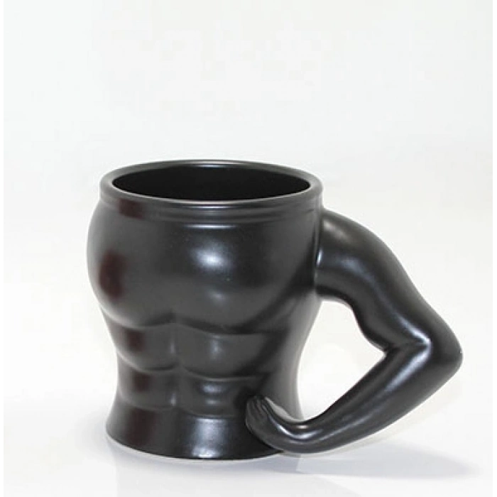 Özel Üretim Dayanıklı Estetik İşlevsel Gövde Tasarım Modern Kupa Vücut Porselen Siyah Kupa Bardak