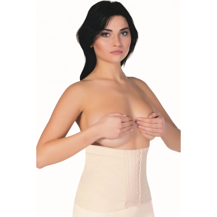 Vücut Şekillendirici Doğum Sonrası Toparlayıcı Sıkılaştırıcı Beden Küçültücü Ağraflı Bel Korse