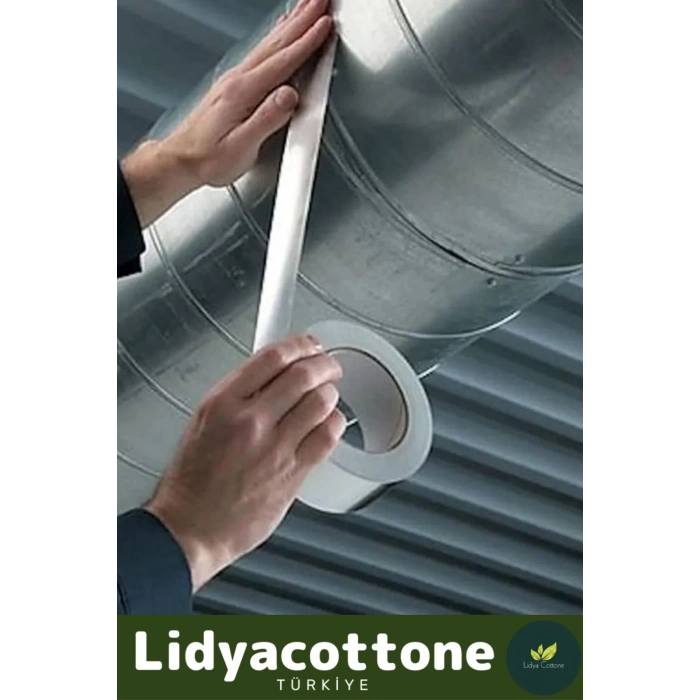 Yanmaz Folyo Bant 45mm - 5mt - Sıcaklığa Dayanıklı Tamir Soba Boru Yama Alüminyum