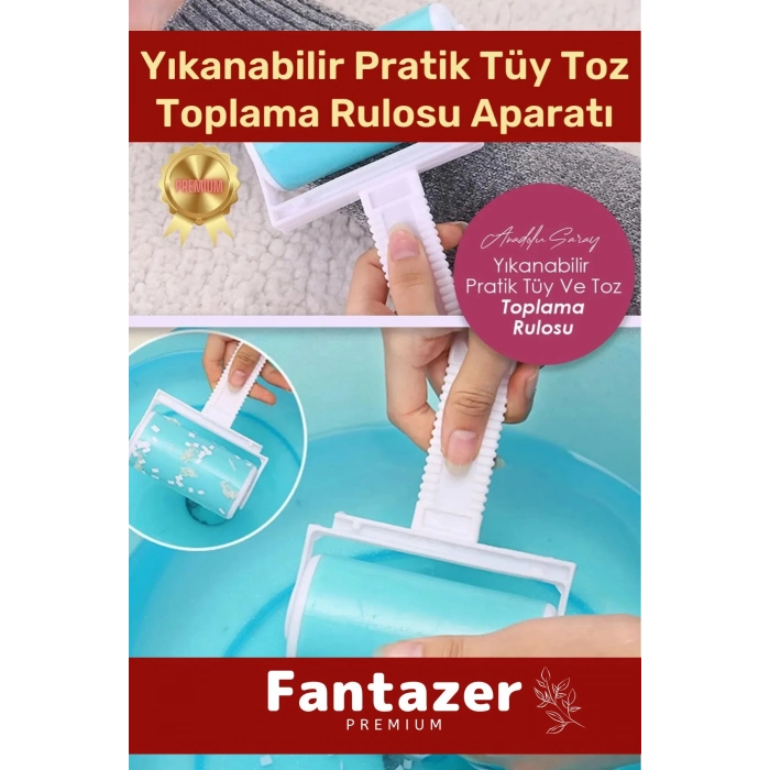 Yeni Nesil Dayanıklı Evcil Hayvan Kedi Köpek Bot Yıkanabilir Pratik Tüy Toz Toplama Rulosu Aparatı