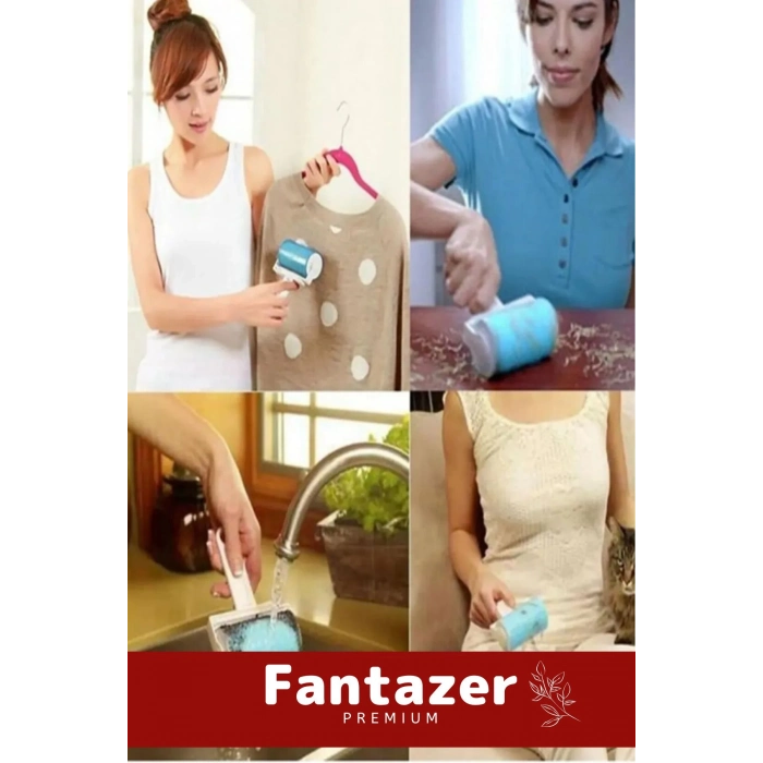 Yeni Nesil Dayanıklı Evcil Hayvan Kedi Köpek Bot Yıkanabilir Pratik Tüy Toz Toplama Rulosu Aparatı