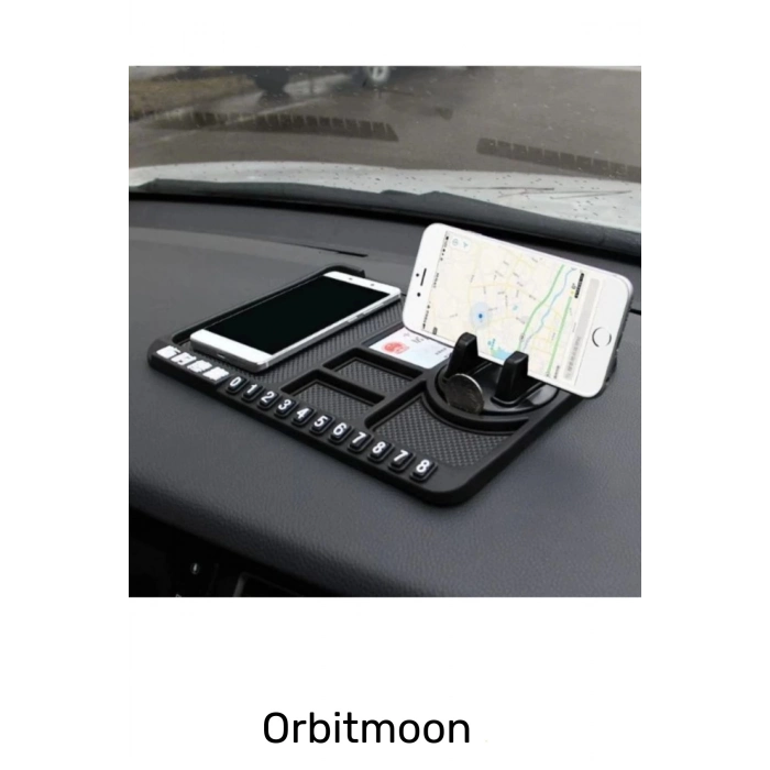 Yeni Seri Kaydırmaz Numaratör Çizdirmez Çok Fonksiyonlu Araç İçi Torpido Telefon Tutucu