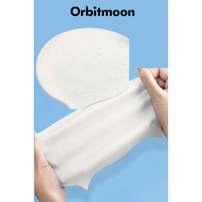 Yeni Seri Kaymaz Su Geçirmez Sızdırmaz Silikon Yüzücü Elastik Yüzme Şapkası Havuz Deniz Bonesi