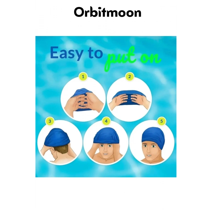 Yeni Seri Kaymaz Su Geçirmez Sızdırmaz Silikon Yüzücü Elastik Yüzme Şapkası Havuz Deniz Bonesi