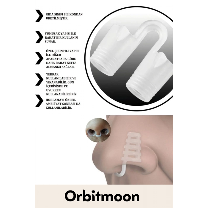 Yeni Seri Rahatlatıcı Uyku Önleyici Horlama Azaltıcı Nefes Alıp Verme Burun Delik Aparatı 20li Set