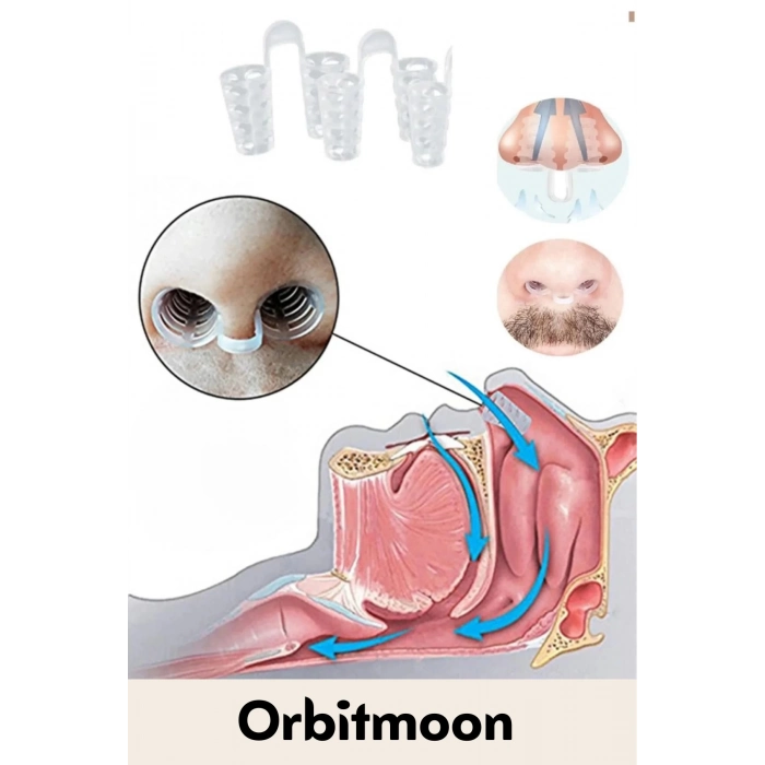 Yeni Seri Rahatlatıcı Uyku Önleyici Horlama Azaltıcı Nefes Alıp Verme Burun Delik Aparatı 20li Set