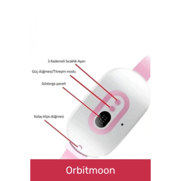 Yeni Seri Titreşimli Taşınabilir Sıcak Tutan Regl Ağrıları Dijital Özel Gün Adet Bel Kemeri