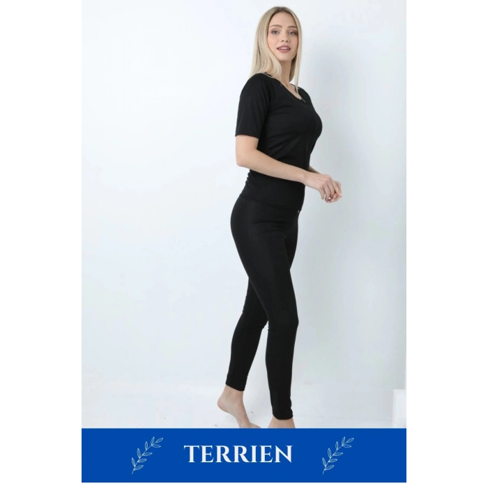 Yeni Seri Toparlayıcı Sıkılaştırıcı Şekillendirici Terleme Kadın Kısa Kollu Fermuarlı Sauna Takım