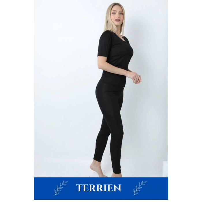 Yeni Seri Toparlayıcı Sıkılaştırıcı Şekillendirici Terleme Kadın Kısa Kollu Fermuarlı Sauna Takım