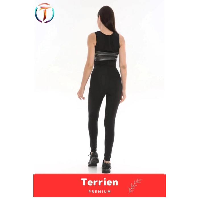 Yeni Seri Zayıflama İncelme Yağ Yakma Toplayıcı Sıkılaştırıcı Terleme Sauna Termal Agraflı Uzun Tayt